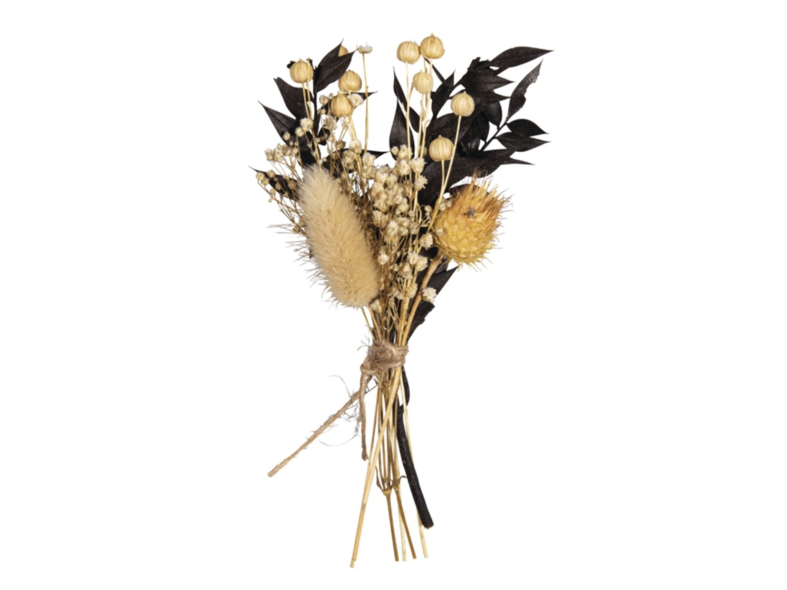 Manojo de flores secas negras y beige RAYHER