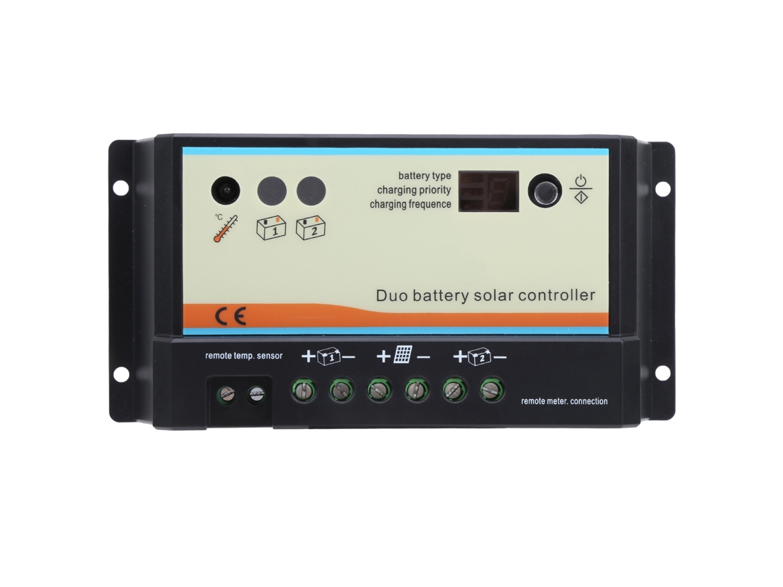 Controlador Solar De Doble Batería Para Rv 12/24vdc Rj45 De 8 Pines Epipdb-com Db-20a