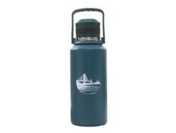 Botella Térmica De Acero Inoxidable De 1500 Ml, A Prueba De Fugas, Ideal Para Deportes Y Acampada - Verde