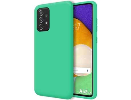 Carcasa Samsung Galaxy A52 / A52 5G / A52s 5G TUMUNDOSMARTPHONE Silicona Líquida Verde