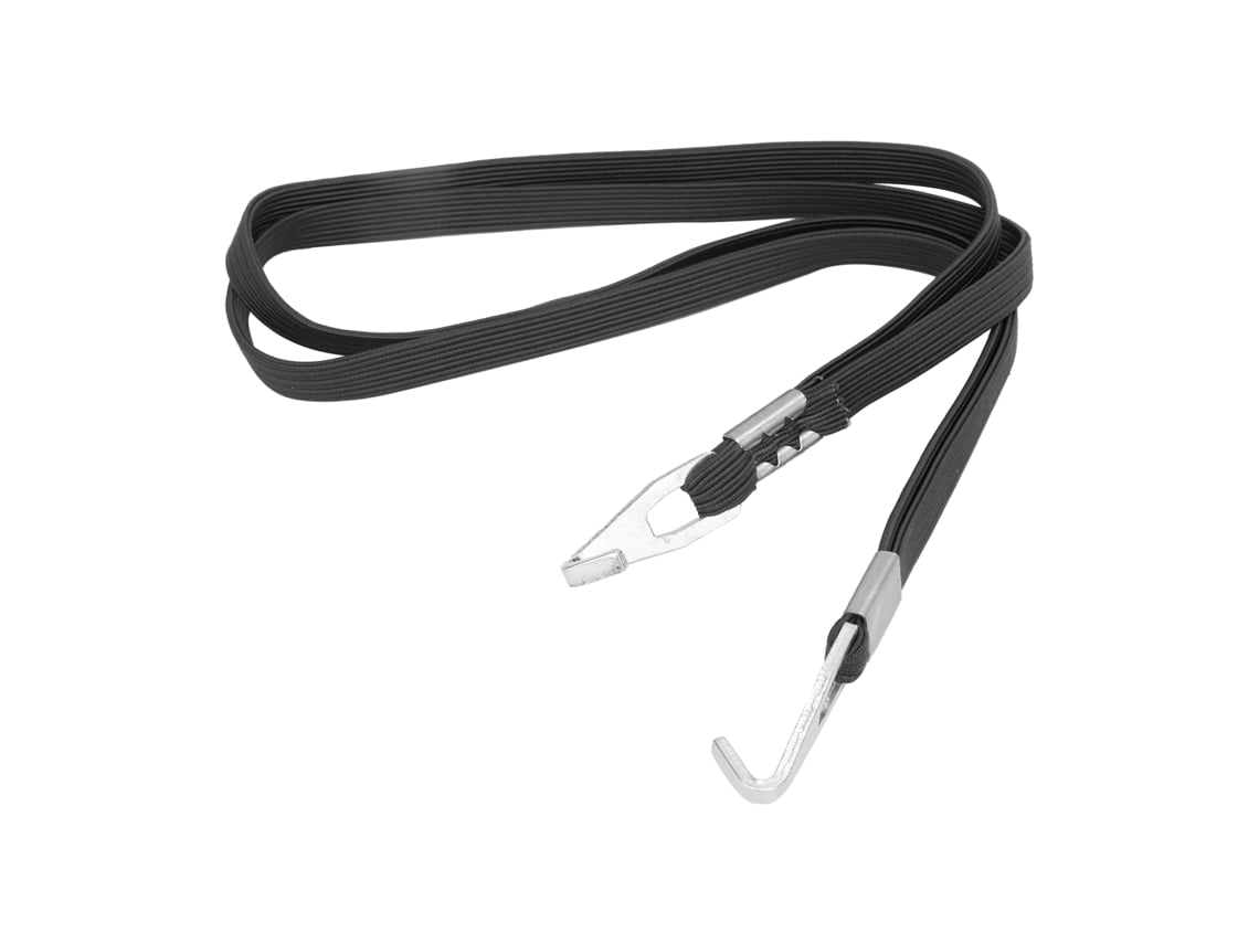 Cordão Elástico Para Bagagem De Bicicleta Com 2 Ganchos, Rack Teto, 80-200cm, Material Borracha E Alumínio