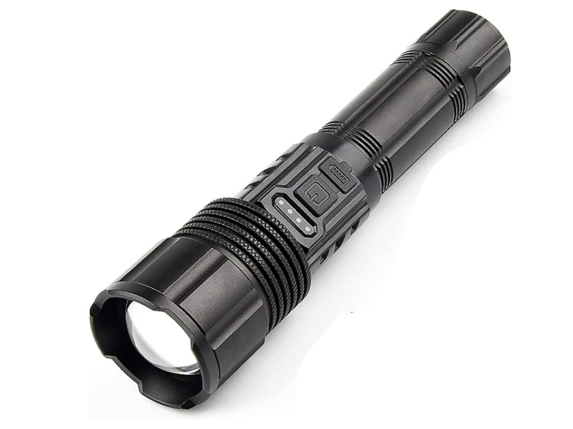 Linterna compacta mini para emergencias al aire libre, impermeable, para acampar, LED negro superbrillante Yunzii