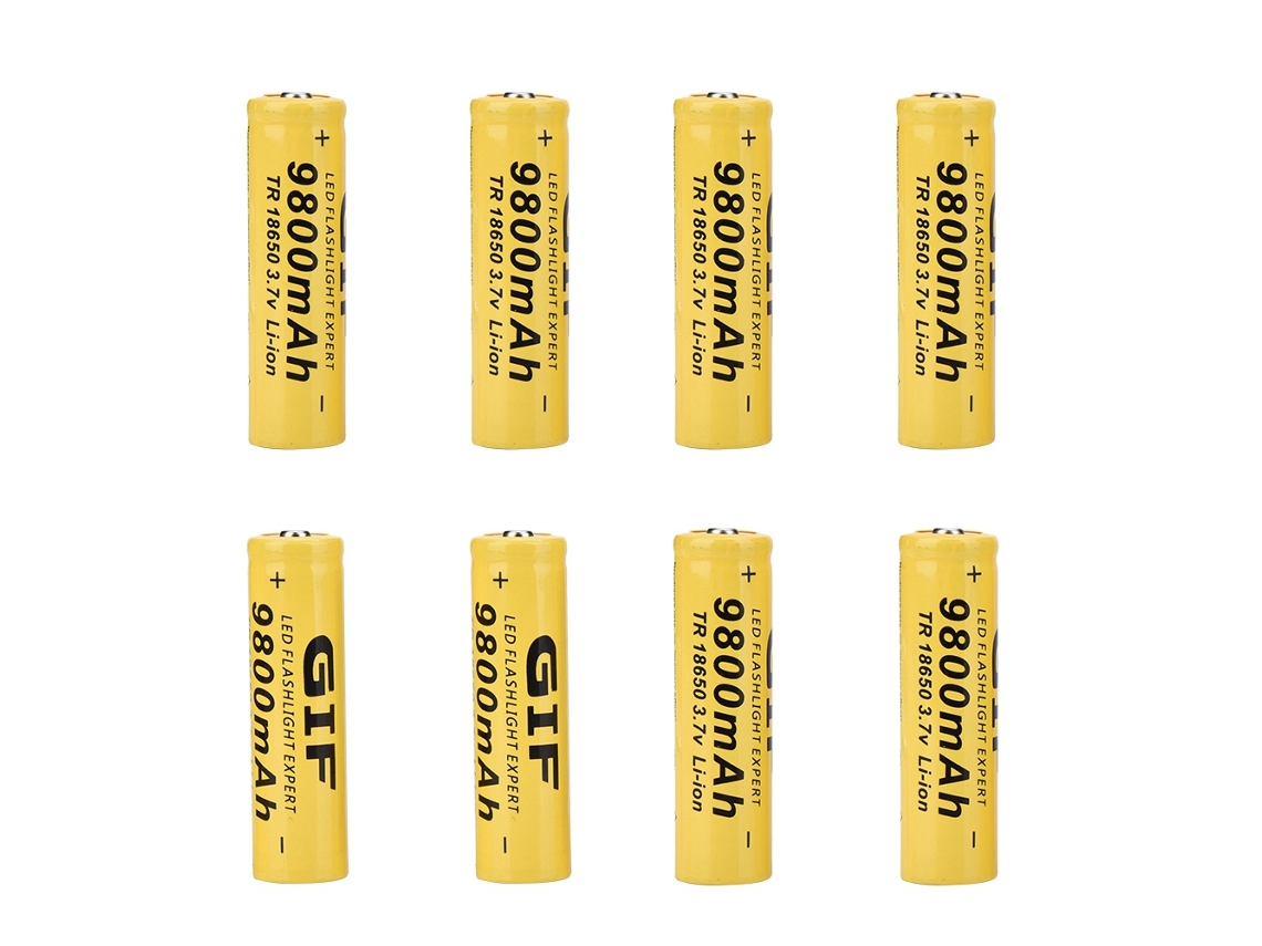 Batería 18650 (portátil, Recargable, Alta Capacidad 9800mah)
