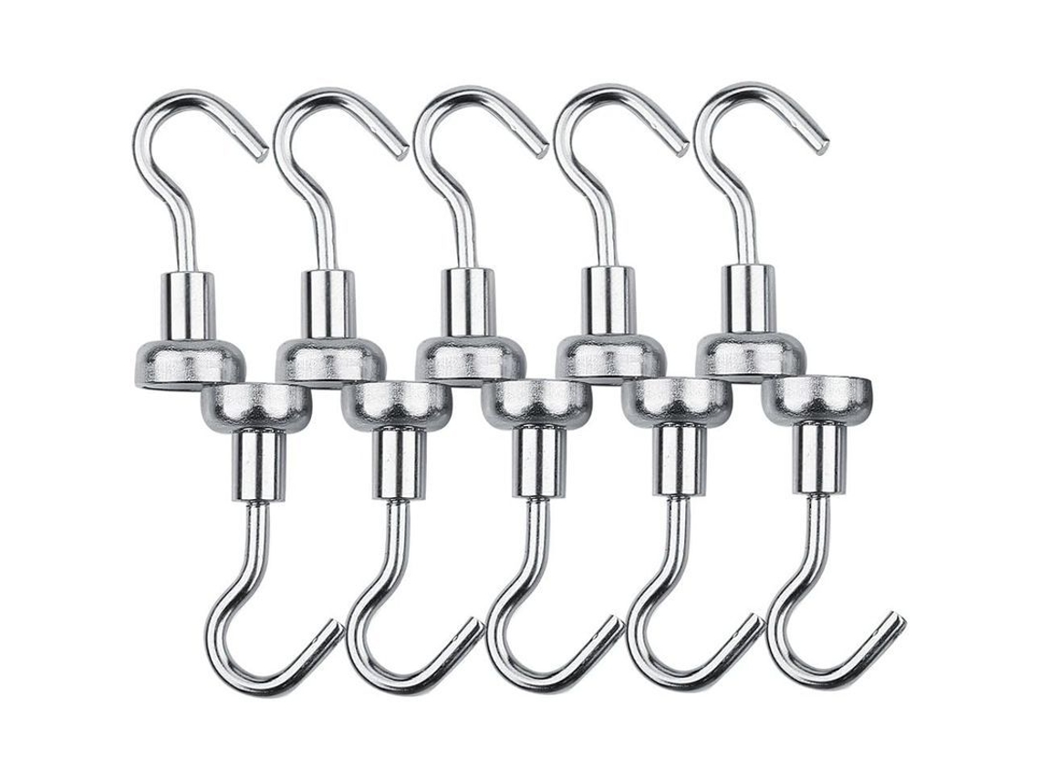 Ganchos Magnéticos, 10 Unidades Por Juego. Ganchos Resistentes Para Uso En Interiores Con Fuerte Magnetismo.