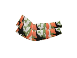 Mangas unisex de protección solar UV para brazos CZHHMART, UPF 50+, manga deportiva refrescante, 3 unidades, camuflaje naranja
