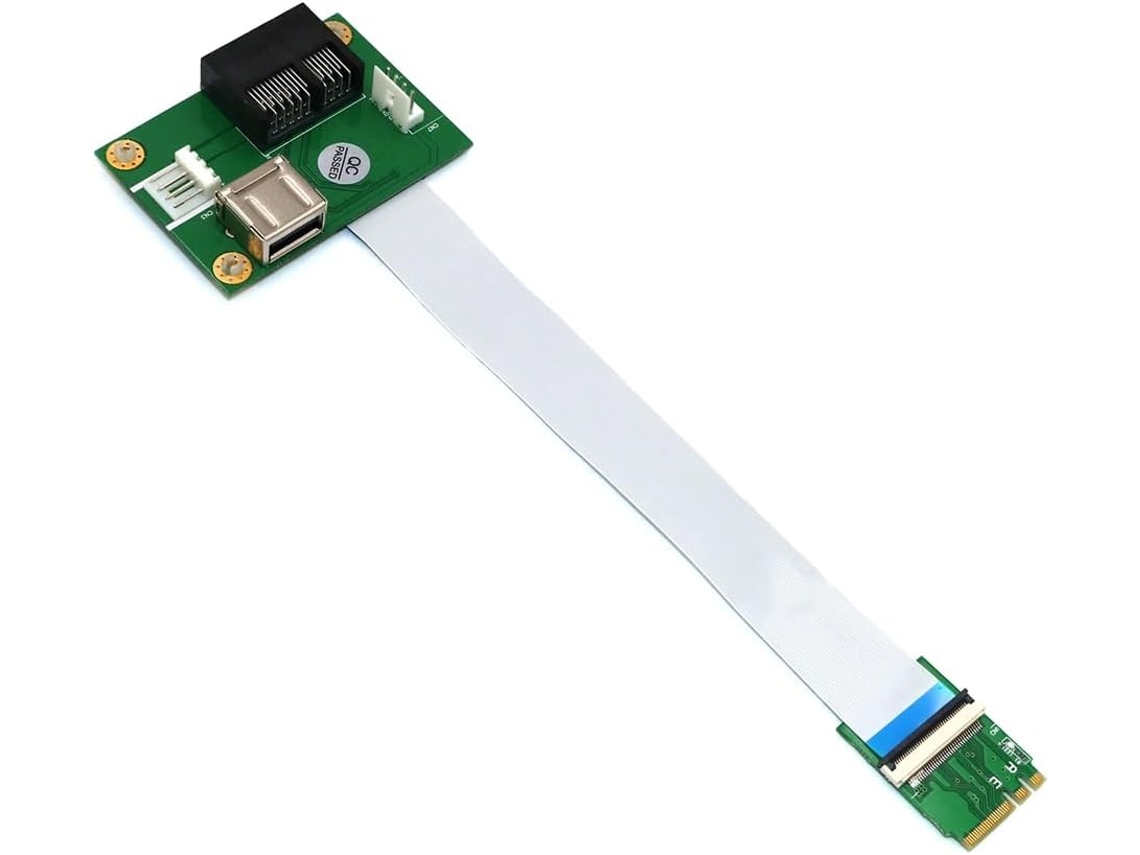 Adaptador Pcie Riser Ngff M 2 Key A/e A Express X1 + Usb Fpc De 4 Pines