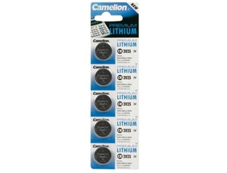 Batería Litio CR2025 3.0V 170mAh (Blister 5un) Venta Múltiple: 1 Unidad.