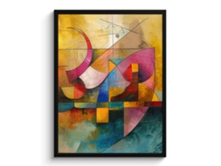 Póster Enmarcado Arte - Abstracto - Moderno 60x80 Cm