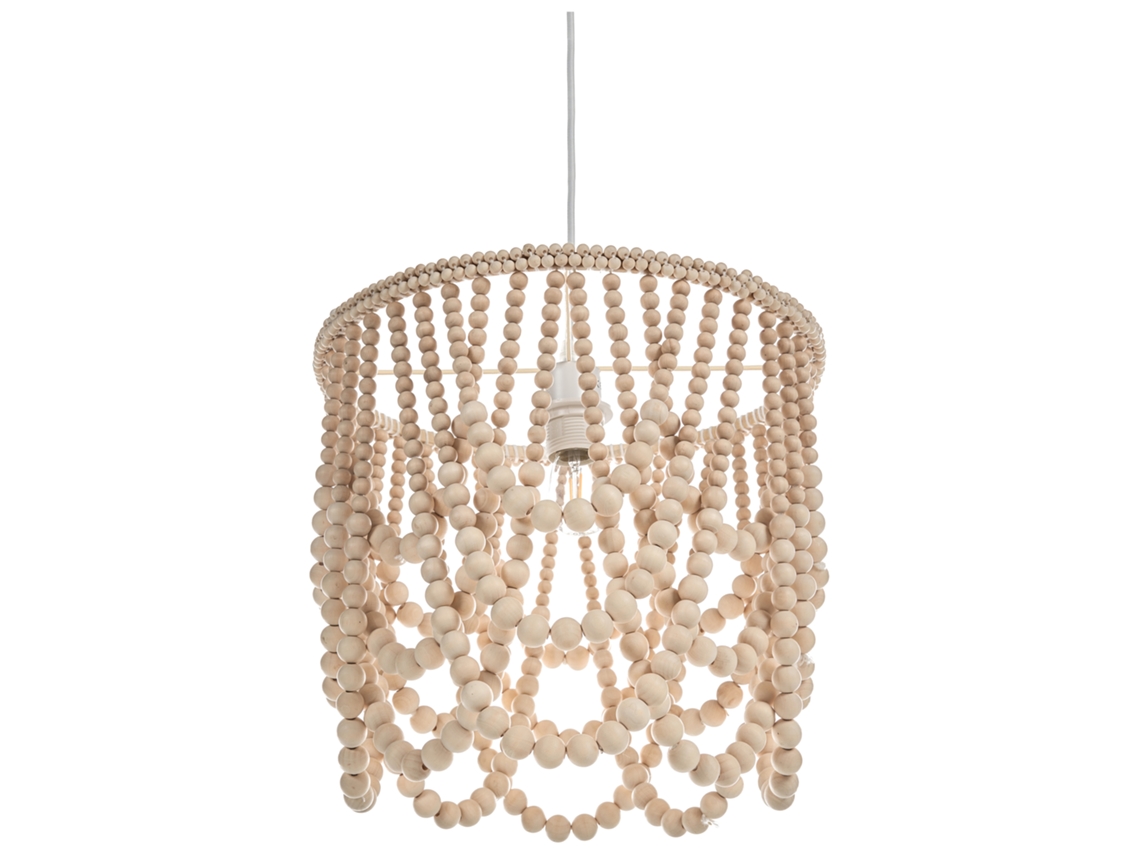 Lustre Beliani Verugal De Madeira De Seringueira Castanho 36x36x120
