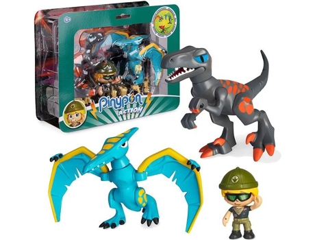 MuÁÂÁÂÁÂÁ±eca PINYPON ACTION Pinypon Action Wild Pack 2 Dinosaurios & 1 Figura (Edad MÁÂÁÂÁÂÁ nima: 4 AÁÂÁÂÁÂÁ±os)...