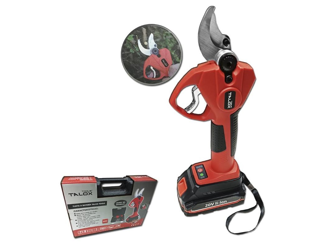 Tijeras de podar con batería 20 V TALOX litio set