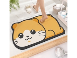 Alfombrilla De Baño De Tierra De Diatomeas Con Dibujos Animados, Antideslizante Y Súper Absorbente, De Secado Rápido.