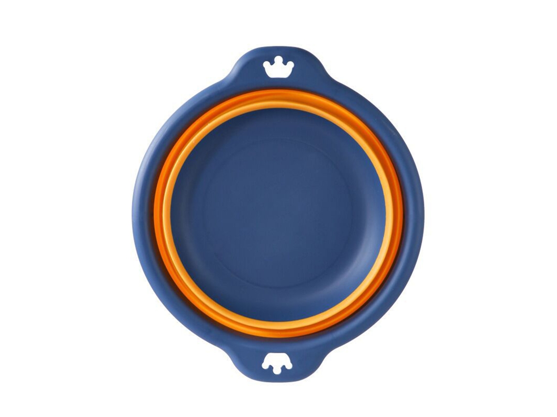 Lavaplatos Redondo Plegable De Plástico Con Gancho, Ideal Para Cocina, Caravana O Camping.