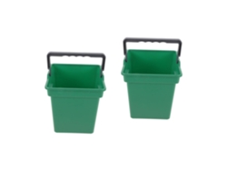 Cubo De Limpieza De 2 Piezas Con Asa, Contenedor Multifuncional Para El Hogar Y La Oficina.