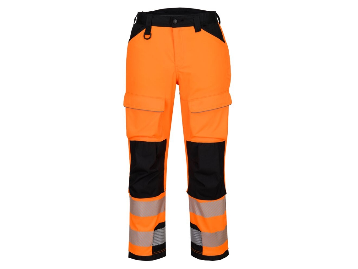 Pantalón Con Arnés Alta Visibilidad Pw3 | Trabajo En Altura Naranja/negro / 30