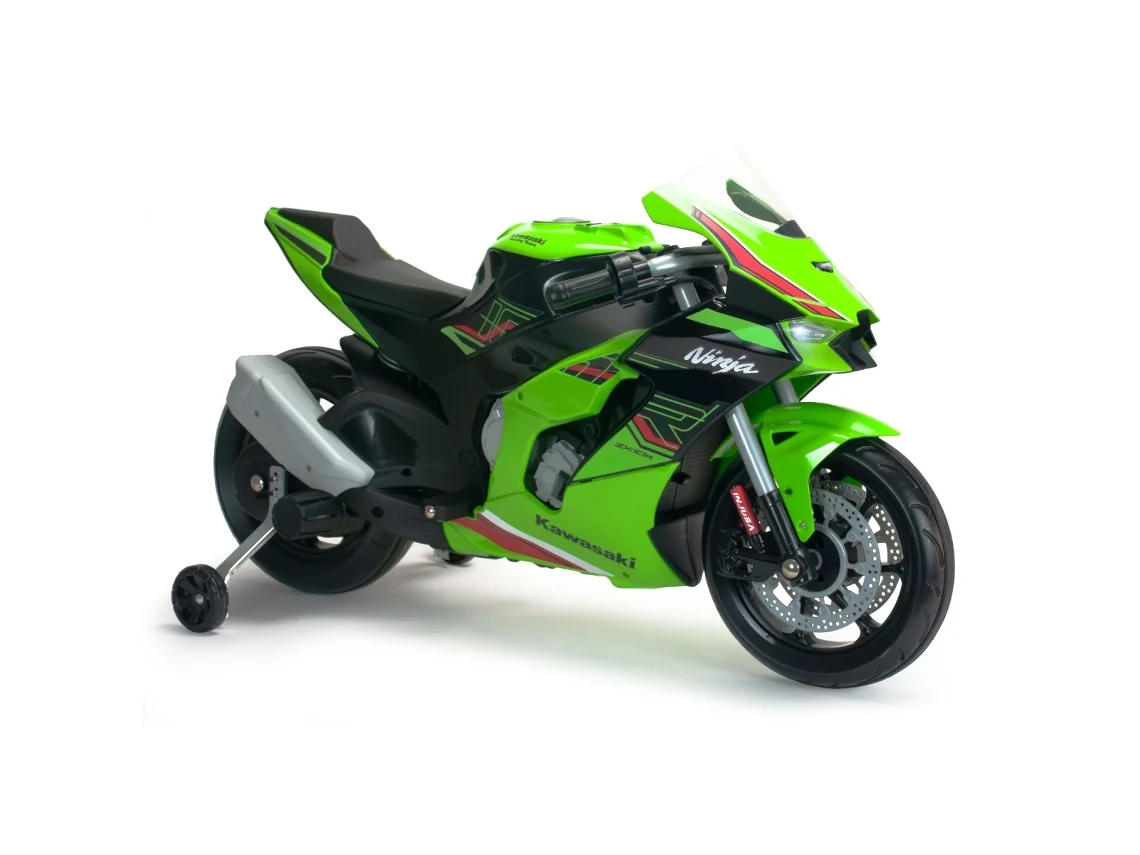 Mota Injusa Kawasaki Ninja 12v Verde (idade Mínima 3 Anos 114 X 53 X 62 Cm)