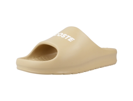 Zapatos de Mujer LACOSTE Serve Slide Synthetic Goma Marrón (40.5)