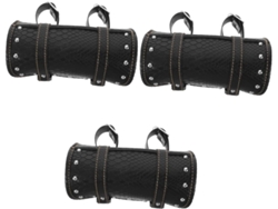 Conjunto De 3 Bolsas De Cuero Impermeables Para Uso Exterior, Que Incluye Bolsos De Hombro, Alforjas Y...