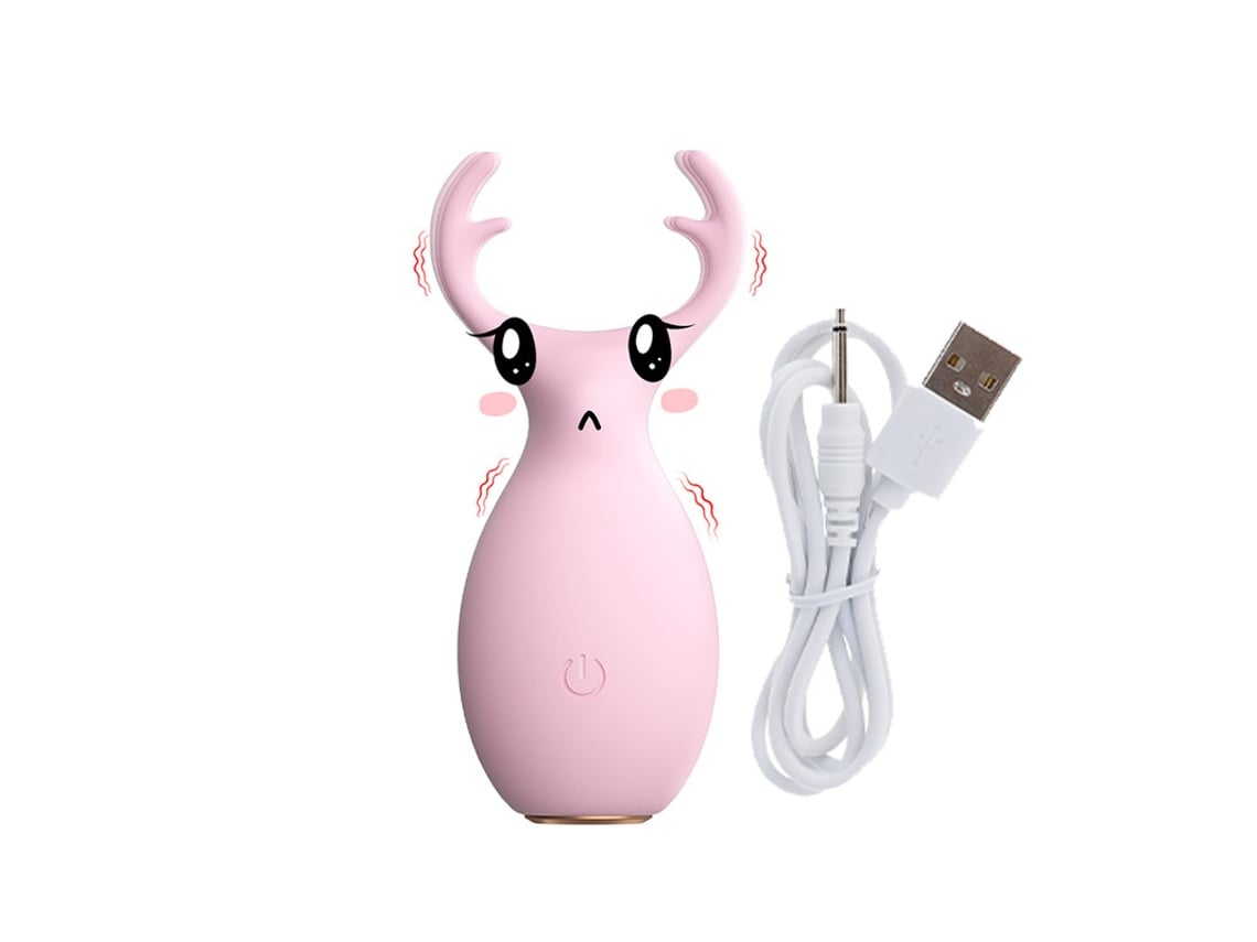 Vibrador femenino de masaje de 10 modos (rosa) YIZHOOD