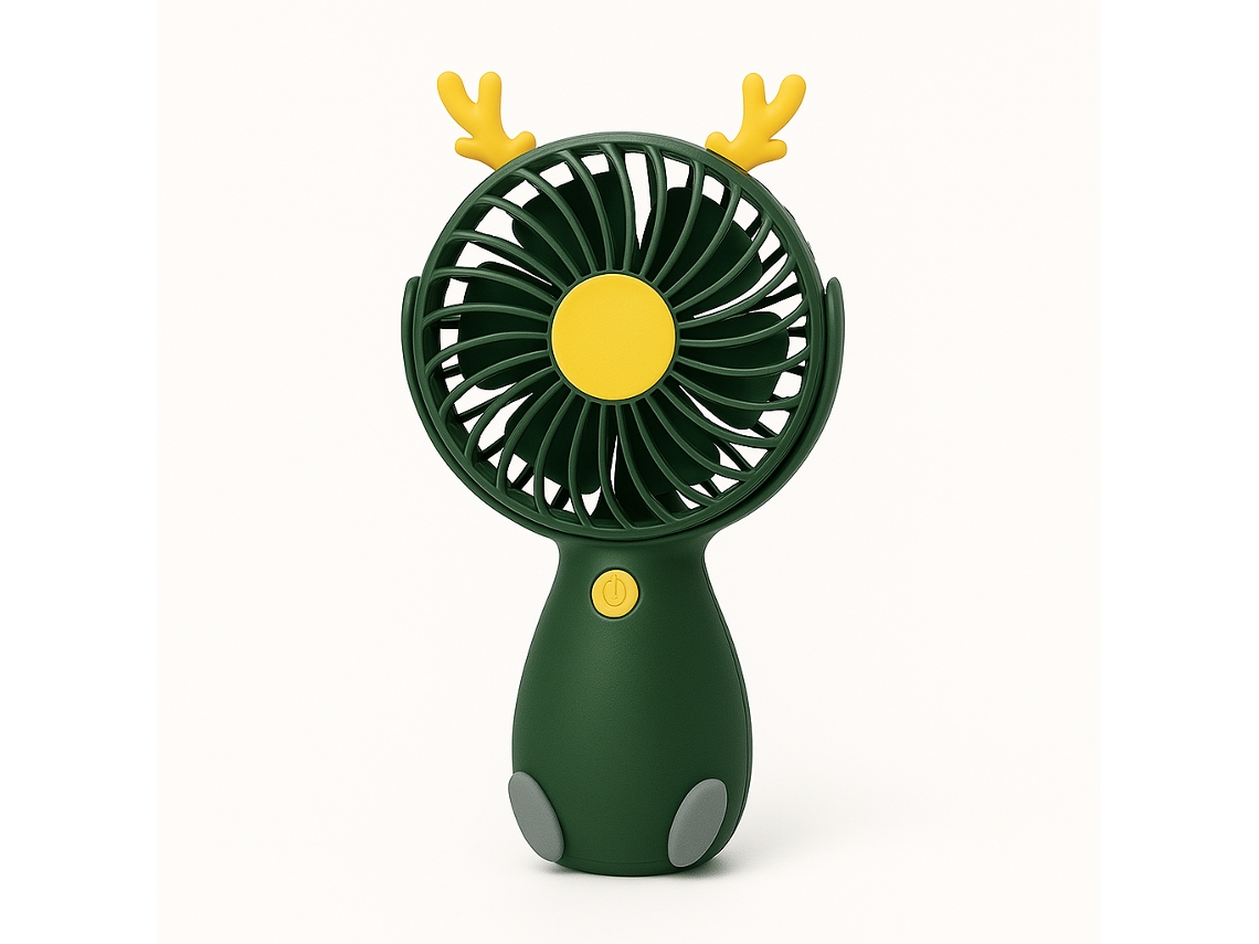 Ventoinha Portátil | Compacta, Usb, 3 Velocidades, Com Pega E Cabo Incluídos Mayou Sd2108 Verde