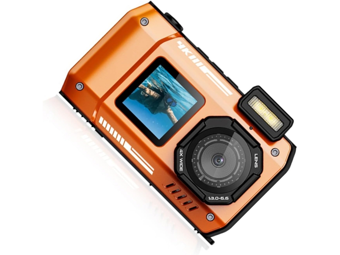 Cámara De 6500 W Con Protección Ip68 Contra El Agua Y Zoom De 10x. Apta Para Fotógrafos Y Fotógrafas.