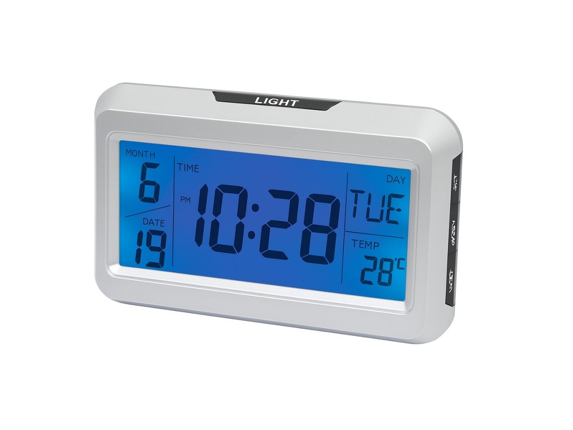 Reloj despertador digital Sanda SD 4095 gris