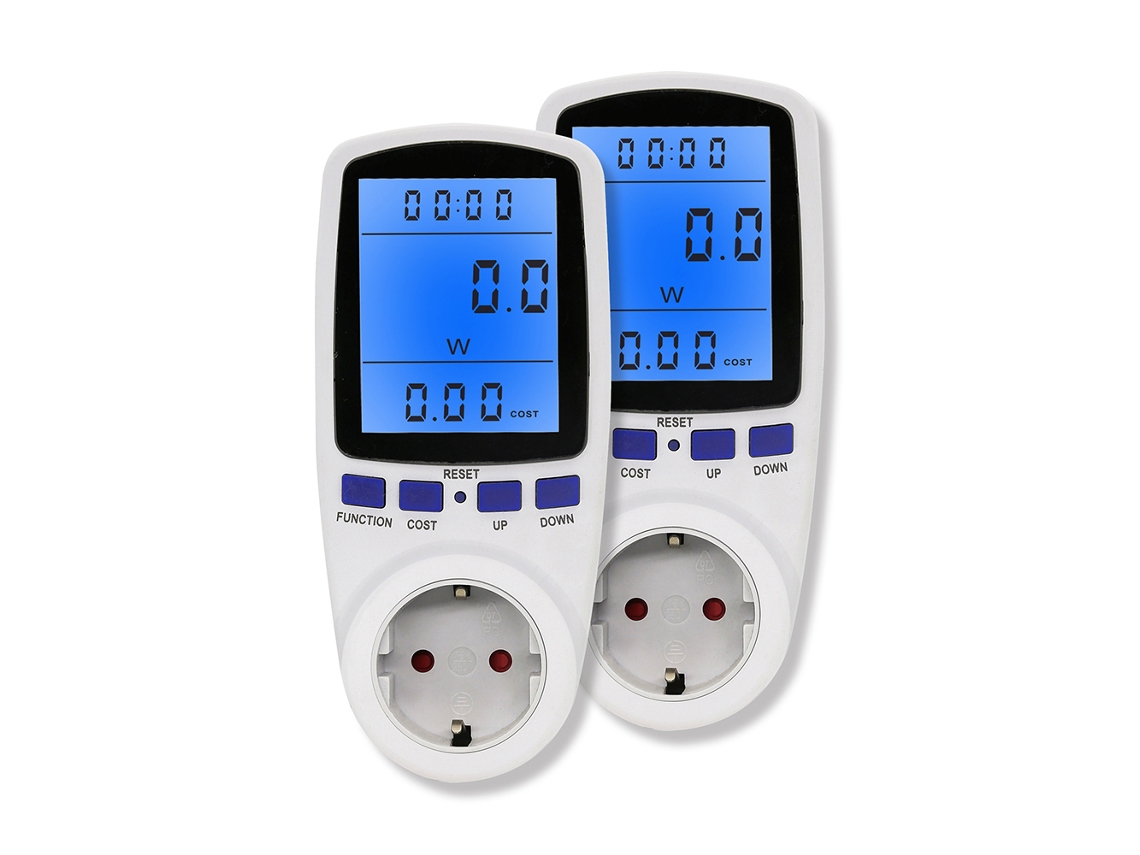 Medidor de Eletricidade para Tomada Custo Energia Consumo Eletr 