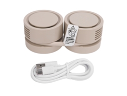 Collar con ventilador portátil para aromaterapia, sin aspas, 3 niveles de intensidad.