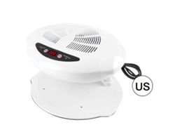 Secador De Unhas Com Ar Quente E Frio Fan Para Esmalte Ferramenta De Manicure Branco Com Luz Led E Sensor Automático