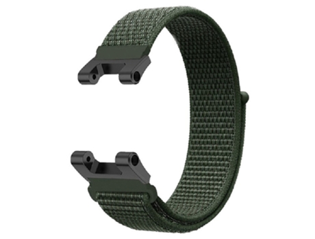 Correa de nailon ajustable flexible para Huami Amazfit T-Rex/T-Rex Pro/Ares - verde intenso