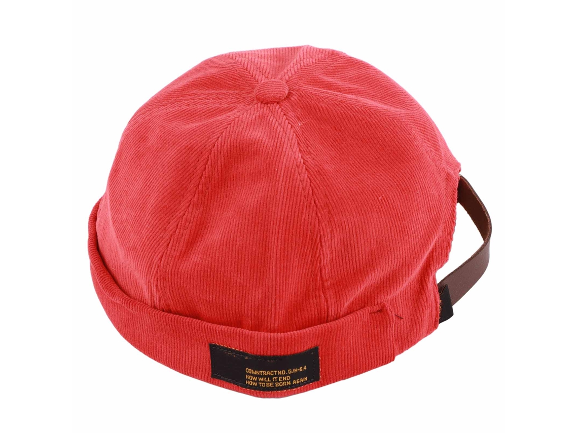 Gorra De Pescador Sin Visera, Ajustable, De Terciopelo Y Pana, Para Otoño E Invierno, Unisex.