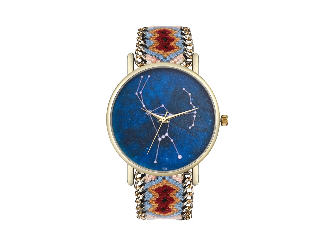 Reloj De Cuarzo Unisex Informal Y Moderno Zhoulianfa Con Correa De Lana.