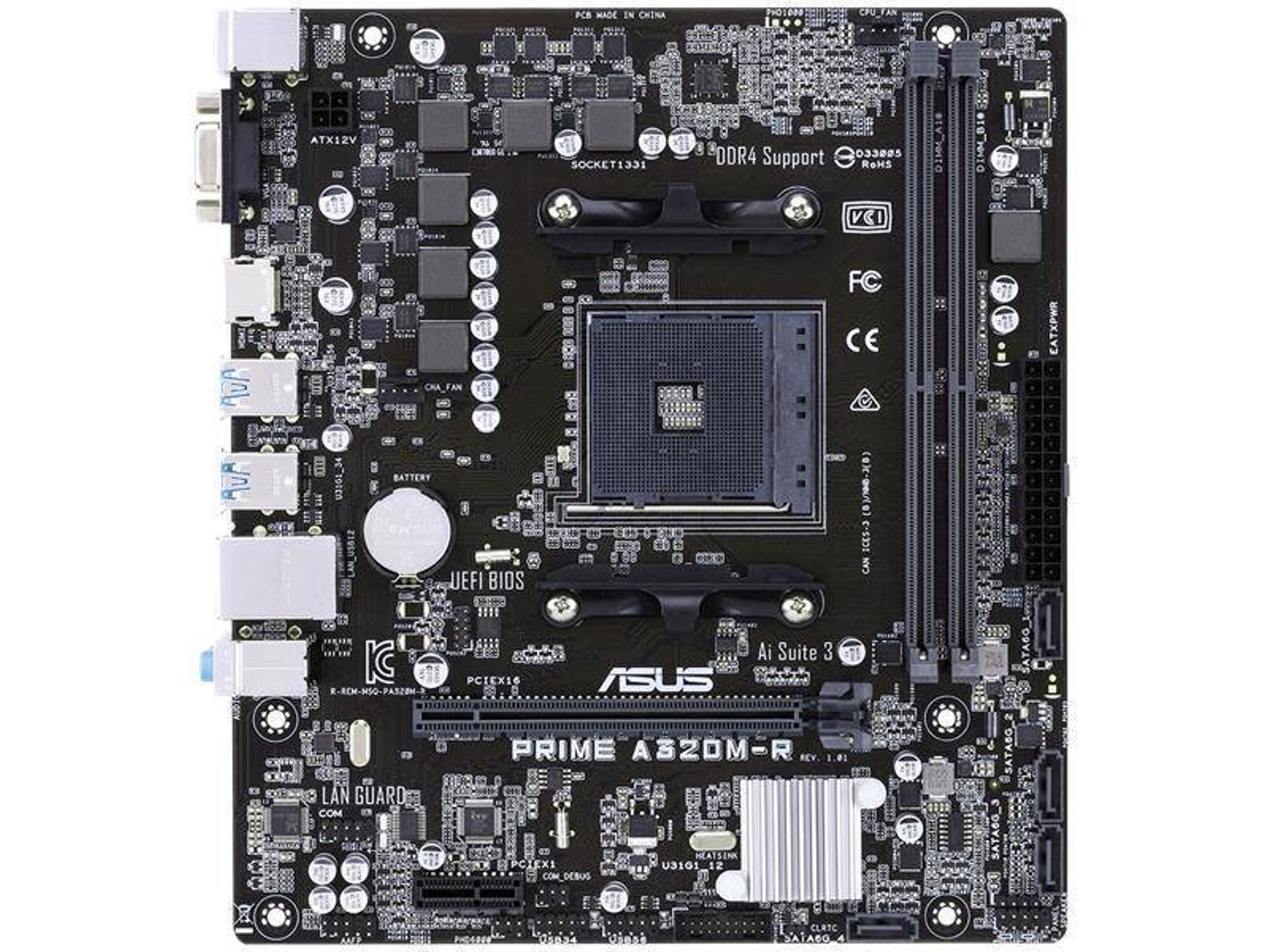 MOTHERBOARD ASUS PRIME A320M-R
