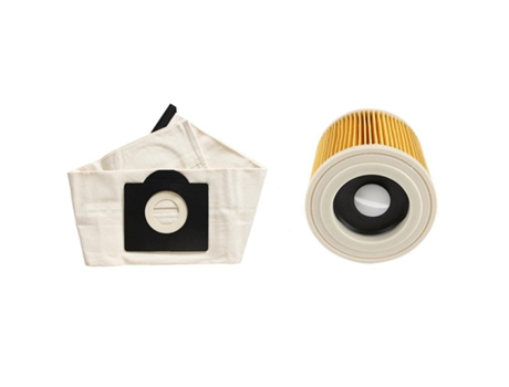 Filtro Hepa y bolsas de polvo lavables para Karcher Wd3 Mv3 Wd3200 Se4001 A2299 A2204 A2656 piezas de limpiador al vacío Accesorios