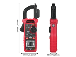 Multímetro Digital De Pinza Habotest Ht207b, 4000 Cuentas Rms, Voltaje, Corriente Y Resistencia Ca/cc Reales.
