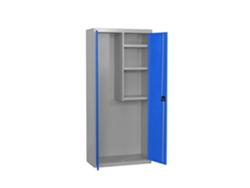 Simonlocker Prof.Dism.Limpeza 180X80X40 2/3 Cinza/Azul SIMON RACK