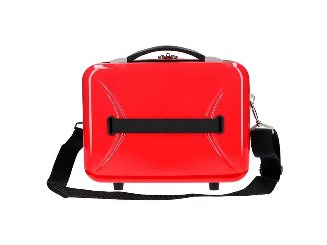 Bolsa con ruedas adaptable Castle Of Hello Kitty, color rojo