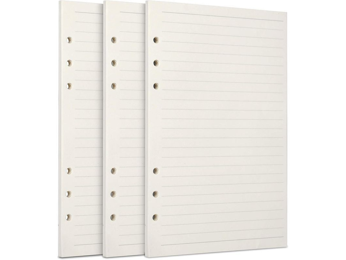 2026-papel Recargable A5, 100 Gsm, 6 Huecos, Hoja Suelta Para Carpeta, 3 Paquetes