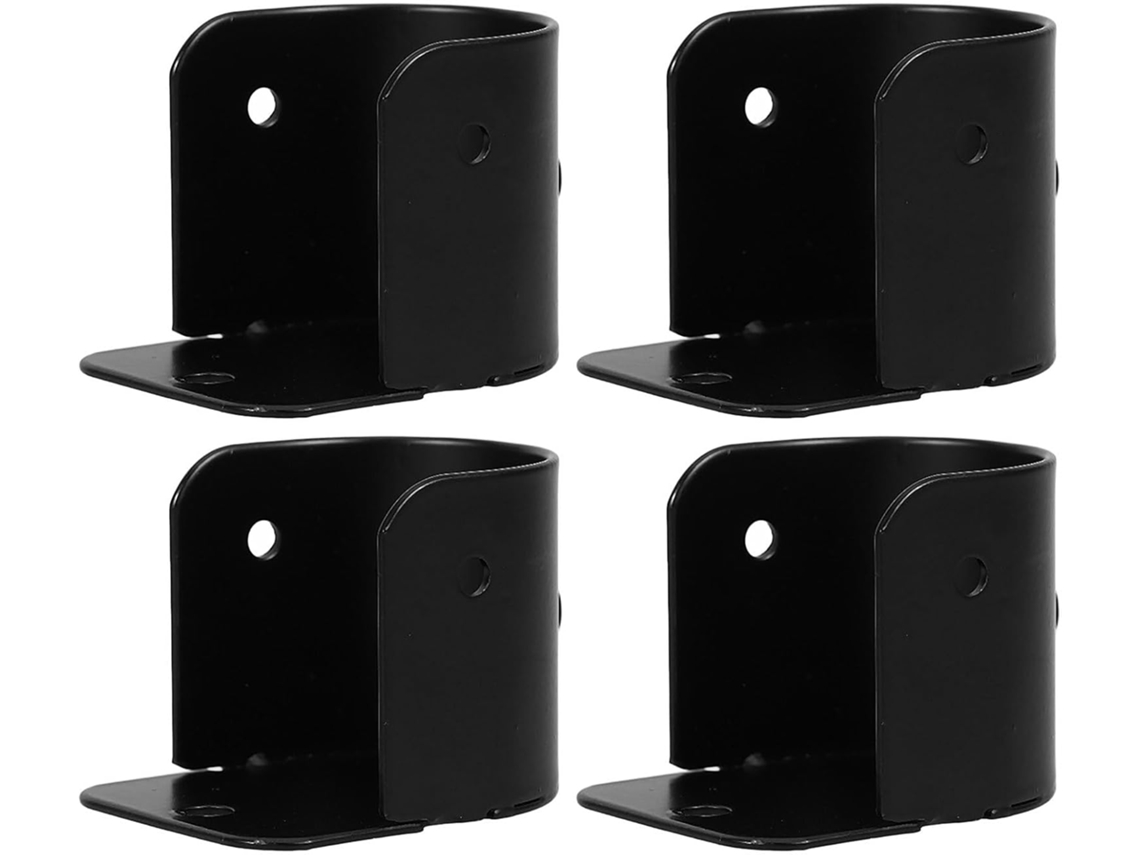 Soportes Barras Cortina Diámetro Acero Inoxidable 4 Unidades Fácil Instalación Resistentes Desgaste Hogar Cm