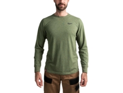 Camiseta de manga larga Milwaukee Green Htlsgn L