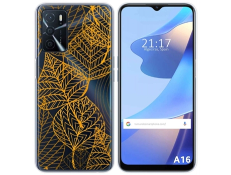 Carcasa Oppo A16 / A16s TUMUNDOSMARTPHONE Dibujos Transparente