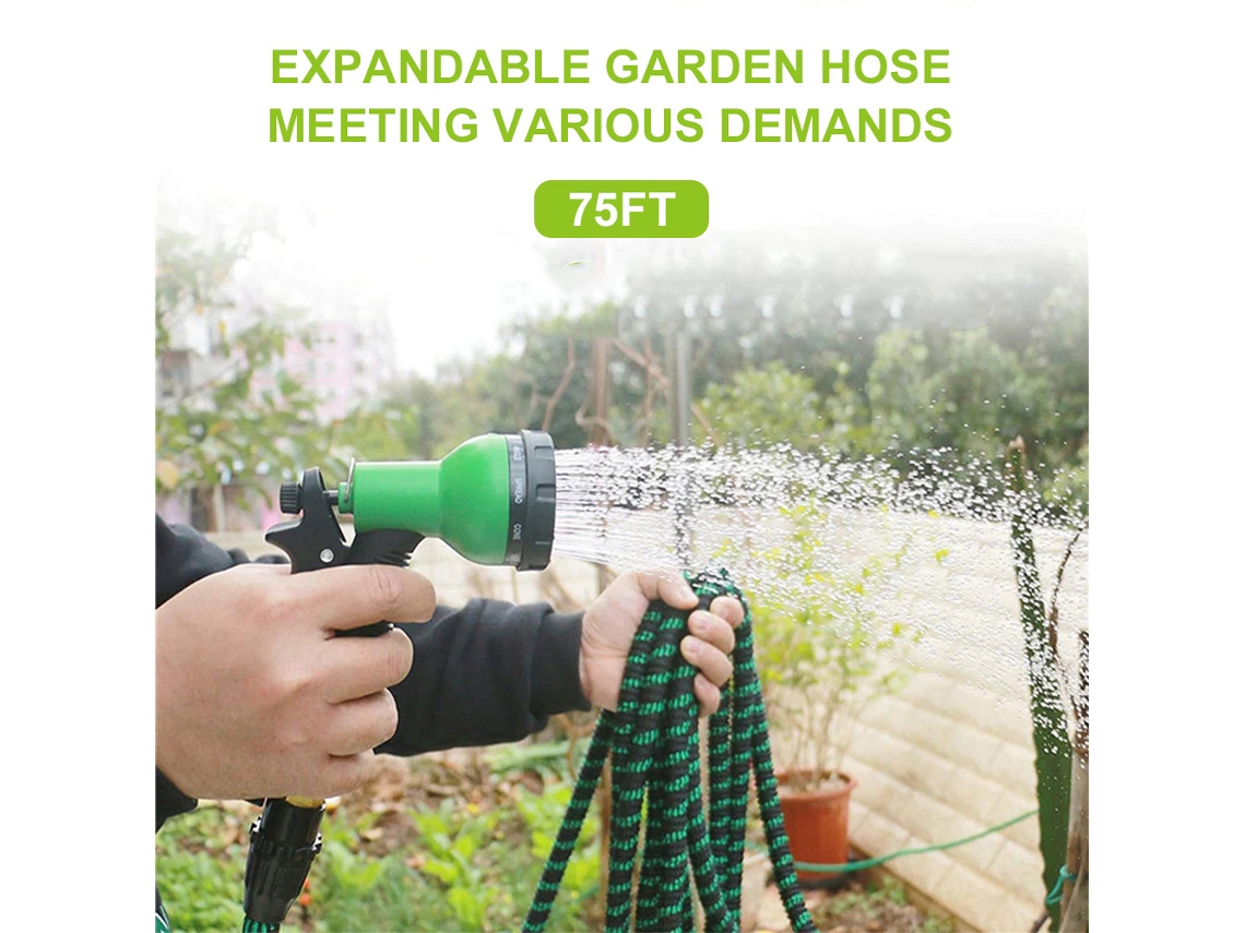 Manguera Extensible De 23 Metros Con Boquilla De Alta Presión Para Lavar El Hogar, El Coche Y El Jardín - Accesorios De Jardinería