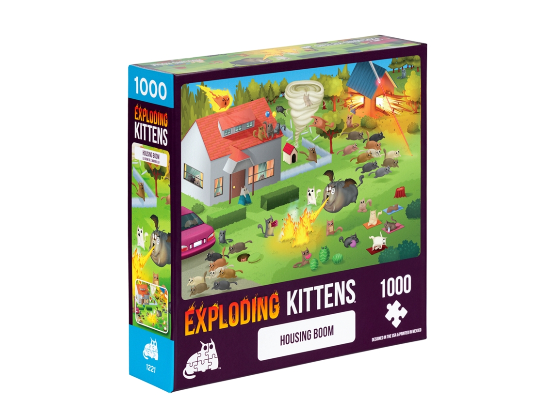 Puzzle EXPLODING KITTENS Housing Boom (1000 Piezas)