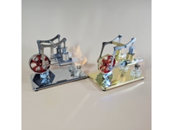 Kit De Modelo De Generador Eléctrico Con Motor De Aire Caliente Stirling Y Lámpara Led Para Fines Educativos Y Decorativos.
