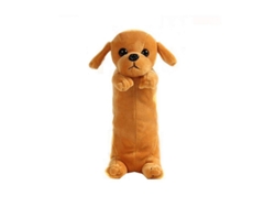2026rebe-estuche De Lápices Lindo De Peluche Perro Azul Para Escuela Oficina Almacenamiento Estuche De Cosméticos