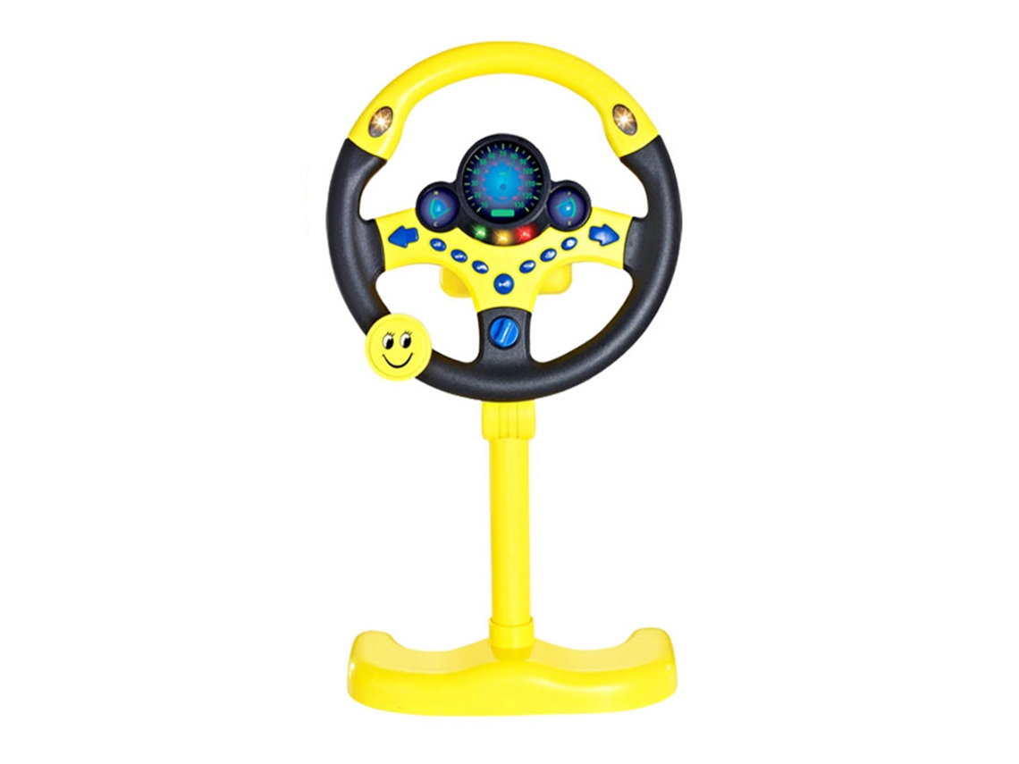 Simulador De Conducción Con Volante Para Niños Con Efectos De Sonido - Juguete Educativo Para Niños De 3 Años En Adelante
