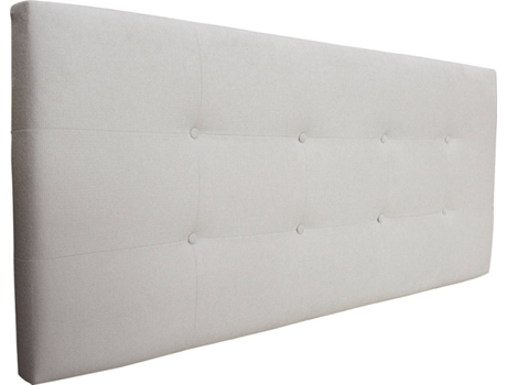Cabecero DHOME Acolchado (Gris - Tela y Polipiel - 105 x 8 x 60 cm)