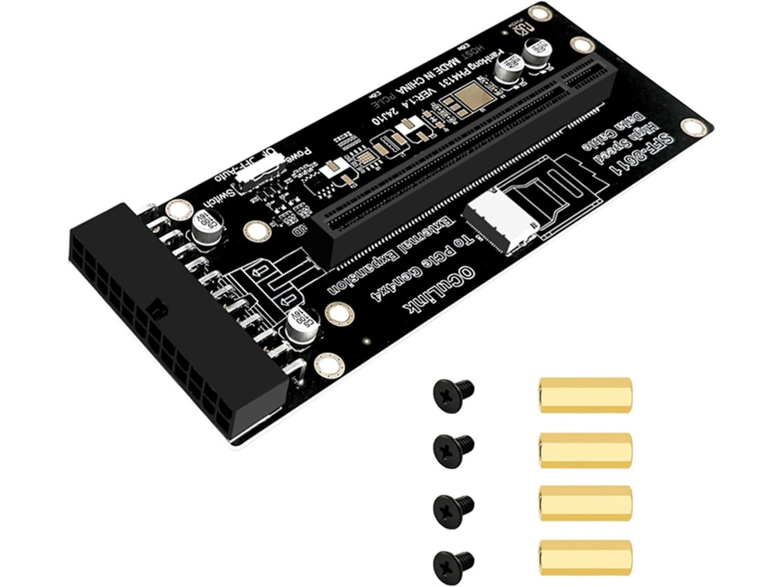 Tarjeta Adaptadora Sff-8612 A Pcie4.0 X16 De 24 Pines Para Gpu Pcie3.0 Sff-8611