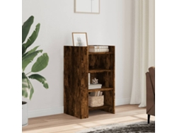 Aparador De Madera De Ingeniería Roble Ahumado 45x35x75 Cm