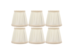 2026-6pcs Toldo De Lámpara De Tela Moderno Simple Resistente Al Desgaste Para Lámpara De Pared Decorativa En Dormitorio
